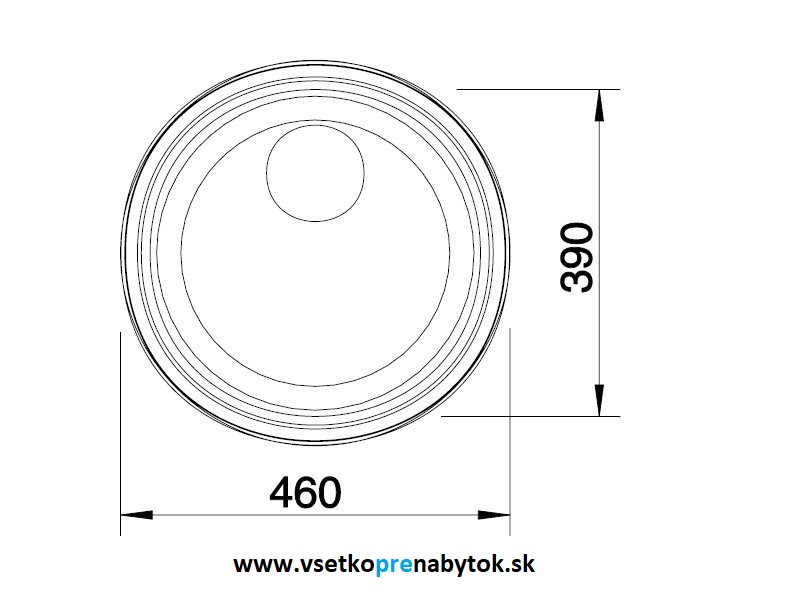 Nerezový drez RONDOSOL