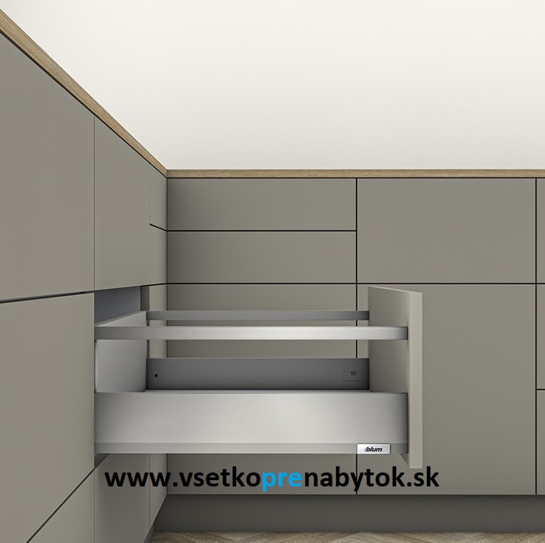 Sada MERIVOBOX "E", výsuv 40 kg TIP-ON Blumotion