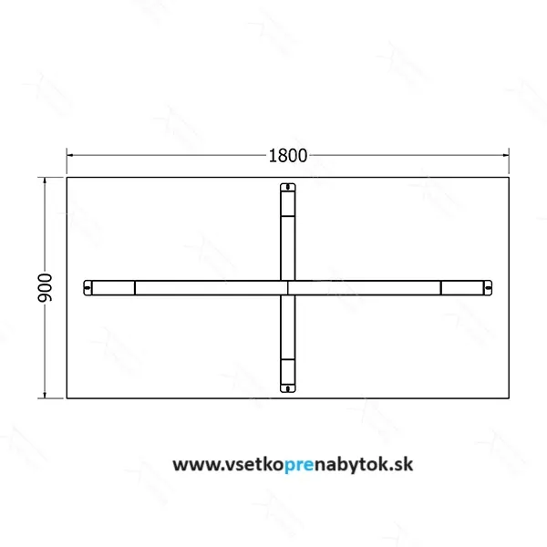  Stolová noha VESTA 180