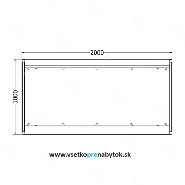 Stolová podnož Olivia 200