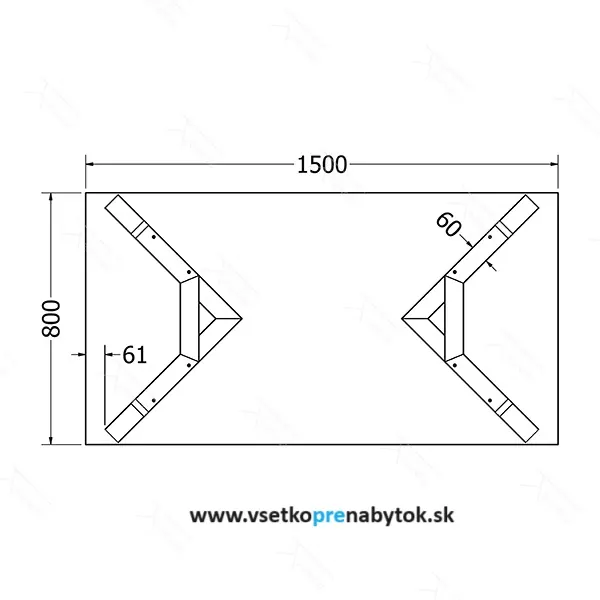  Stolová podnož Frida