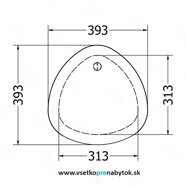Odkladací stolík Nero notebook