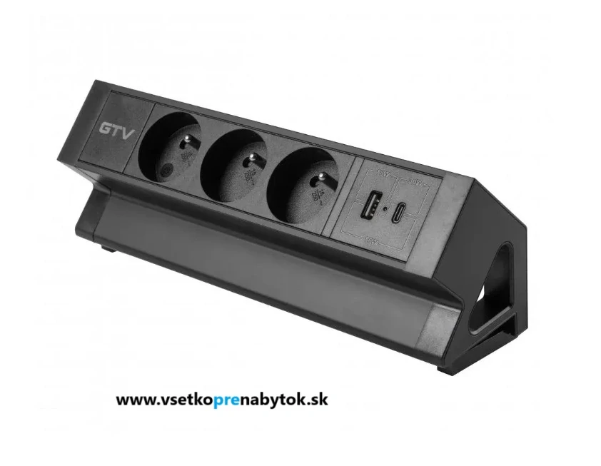 Elektrická zásuvka BASCO, 3x 220V + USB A+C