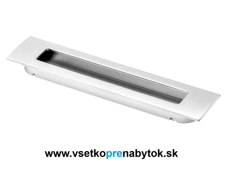 Úchytka zapustená E6, 160/186 mm