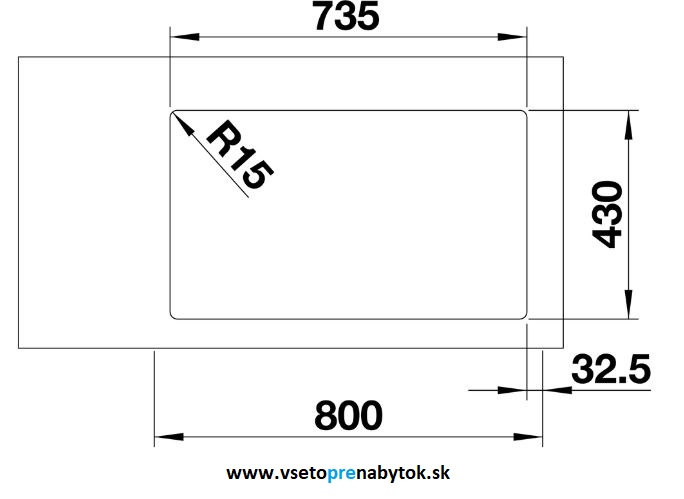 Nerezový drez ANDANO 340/340-IF, InFino® výpusť