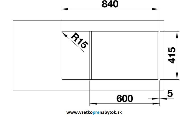 Silgranit drez FAVUM XL 6 S