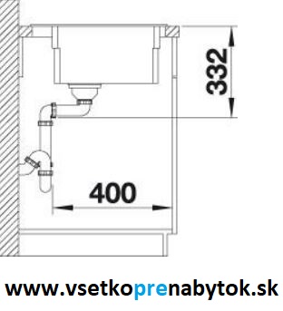 Silgranit drez ETAGON 6 s koľajničkami