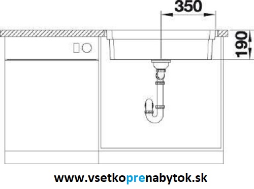 Nerezový drez ETAGON 700-IF s koľajničkami