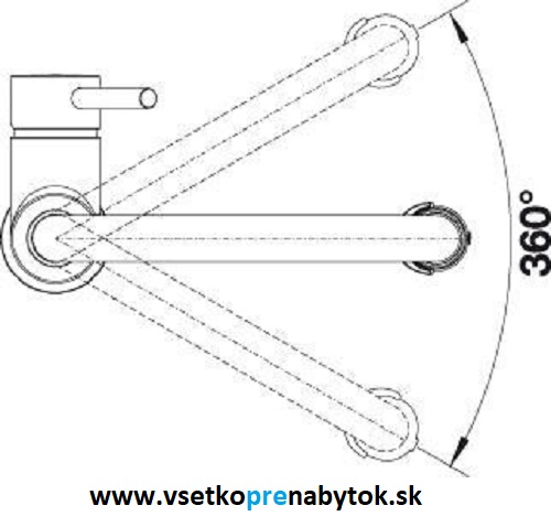 Vodovodná batéria CATRIS-S Flexo