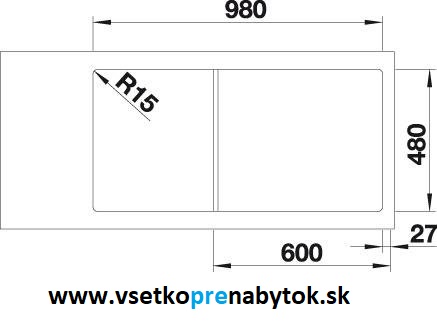 Nerezový drez CLASSIMO XL 6 S-IF