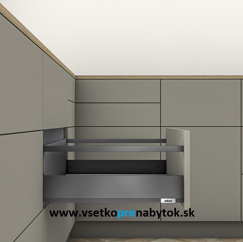 Sada MERIVOBOX "E", výsuv 40 kg TIP-ON Blumotion