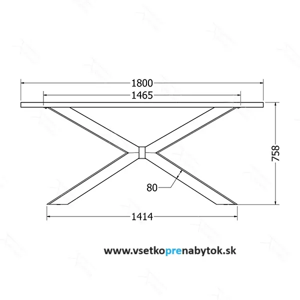  Stolová podnož Porto