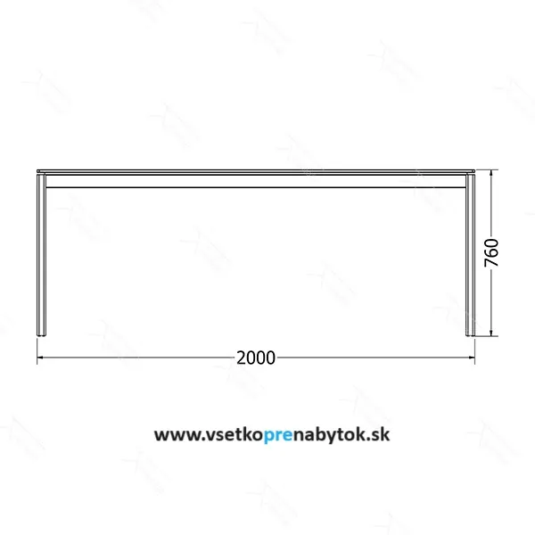  Stolová podnož Olivia 200