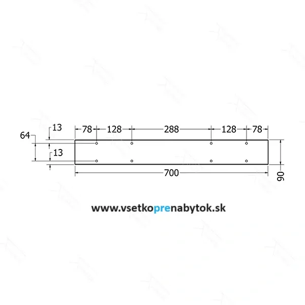  Stolová podnož Milano