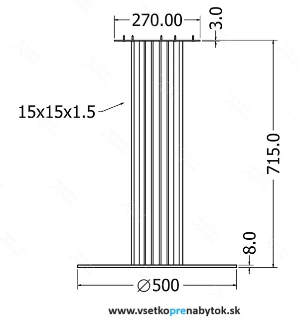  Stolová podnož AFINA