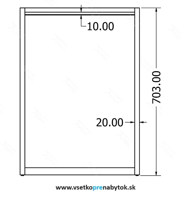 Odkladací stolík Table notebook