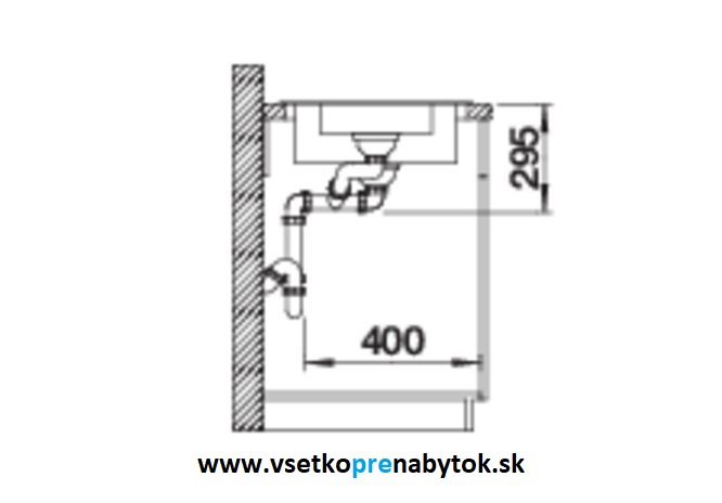 Nerezový drez TIPO II 6 S