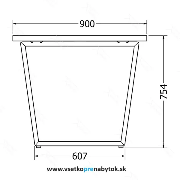  Stolová podnož Cleopatra