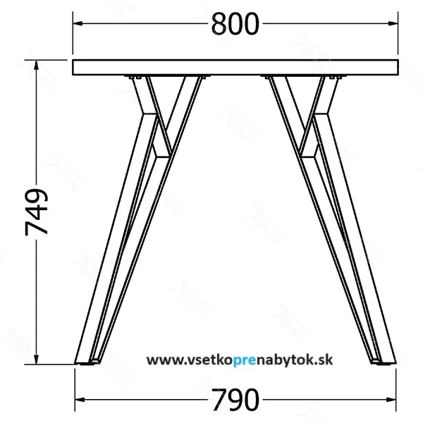  Stolová podnož Tokyo