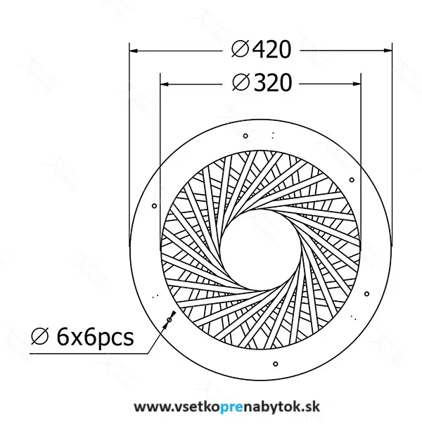 Stolová podnož Felicia coffee