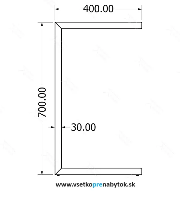 Odkladací stolík Table notebook