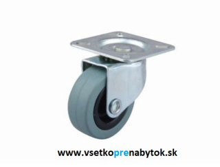 Nábytkové koliesko otočné fi.50 mm
