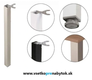   Noha stolová - hliníkový profil 80 x 80 mm