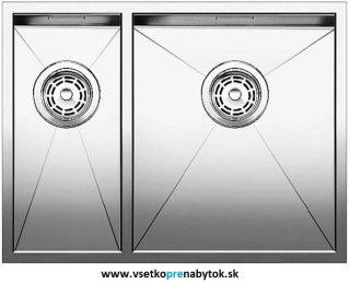 Nerezový drez ZEROX 340/180-U, InFino® výpusť