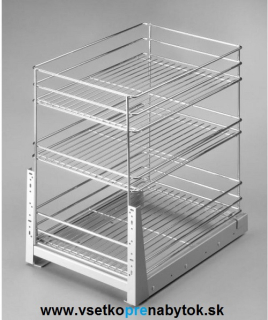 Kôš CARGO MINI Standart, 3x polica - spodný výsuv