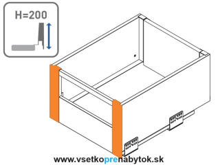 AXIS PRO - držiak vnútorného čela "D" extra vysoký