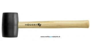 Gumené kladivo s drevenou rúčkou