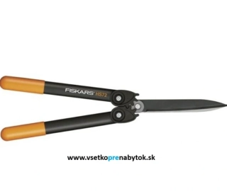 FISKARS nožnice na živý plot so zubovým prevodom POWERGEAR