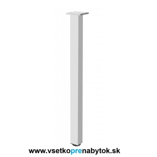 Noha  stolová hranatá GTV 46 x 46 mm, výška 710, 820 mm