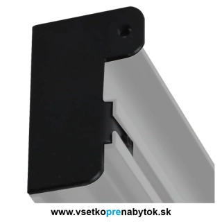 Záslepka D profilu GOLA LED "J" - kovová