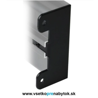 Záslepka D profilu GOLA LED "C" - kovová