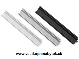 LED profil GTV GLAX - rohový 3 m